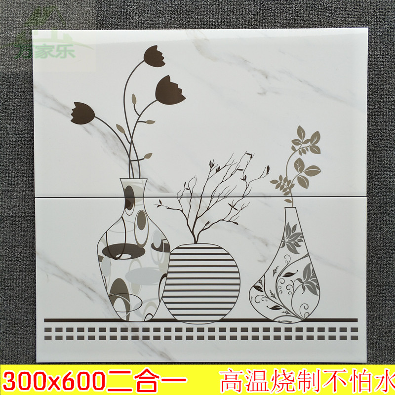 墙砖装饰花片300x600   画片艺术砖厨房卫生间个性瓷砖风景画花砖图片