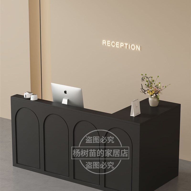 收银台店铺小型前台现代简约服装店便利店商用吧台柜台桌子接待台