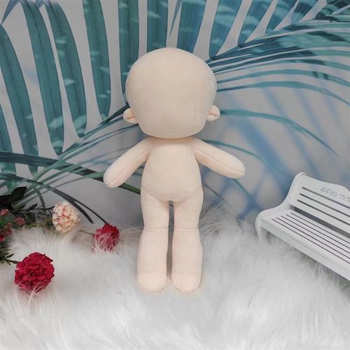 棉花娃娃DIY私生定制明星公仔玩偶30厘米素体长腿体