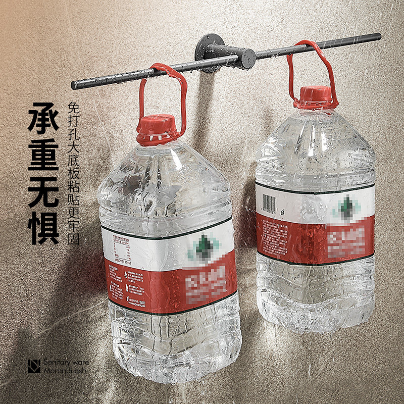 枪灰浴室拖鞋架免打孔卫生间置物架304不锈钢厕所门口收纳沥水架