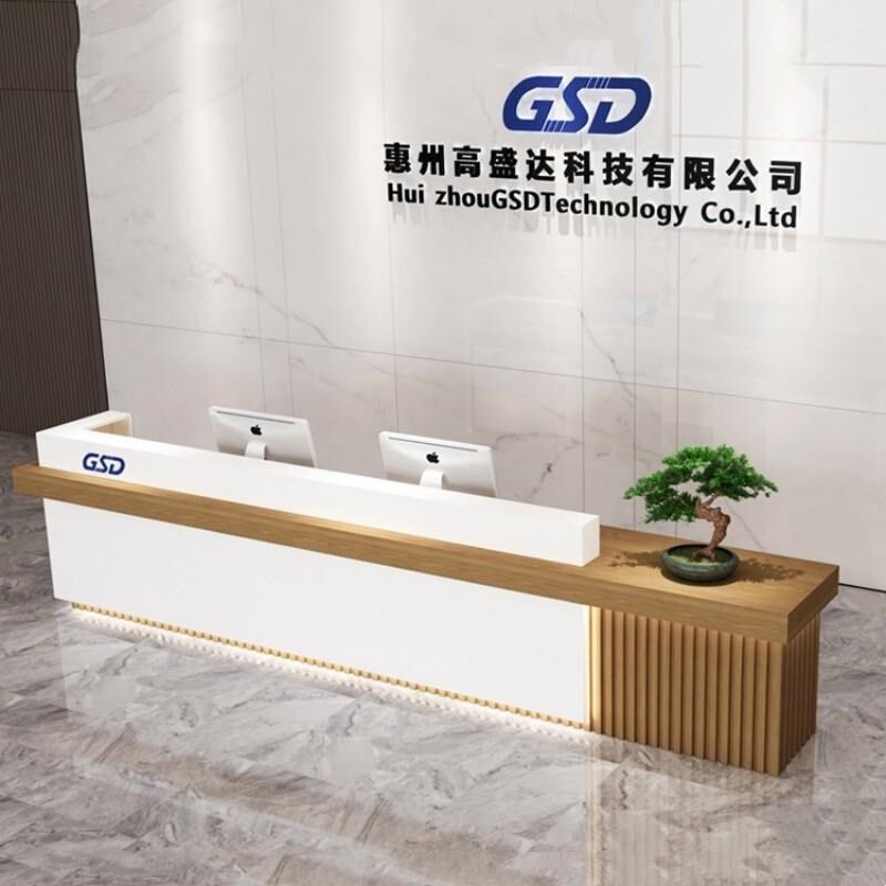 酒店会所a美容院前台收银台公司培训机构接待台柜台中式吧台桌定