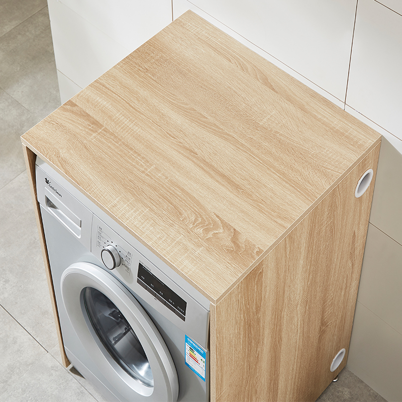 单独洗衣柜小户型实木免漆置物架伴侣柜阳台浴室定制滚筒洗衣机罩