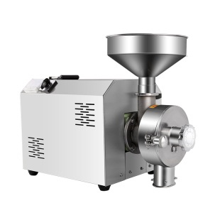 鼎历五谷杂粮研磨机流水式粉碎机大功率超细商用胡椒芝麻磨粉机