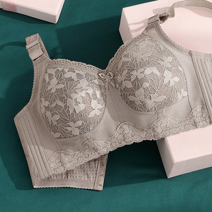 聚拢收副乳防下垂显胸小 2020爆款 内衣女夏超薄款 大胸显小文胸新款