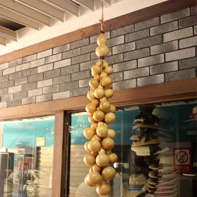 天然葫芦对门挂件真葫芦串挂饰餐厅店铺客厅走廊壁饰装饰墙壁挂件