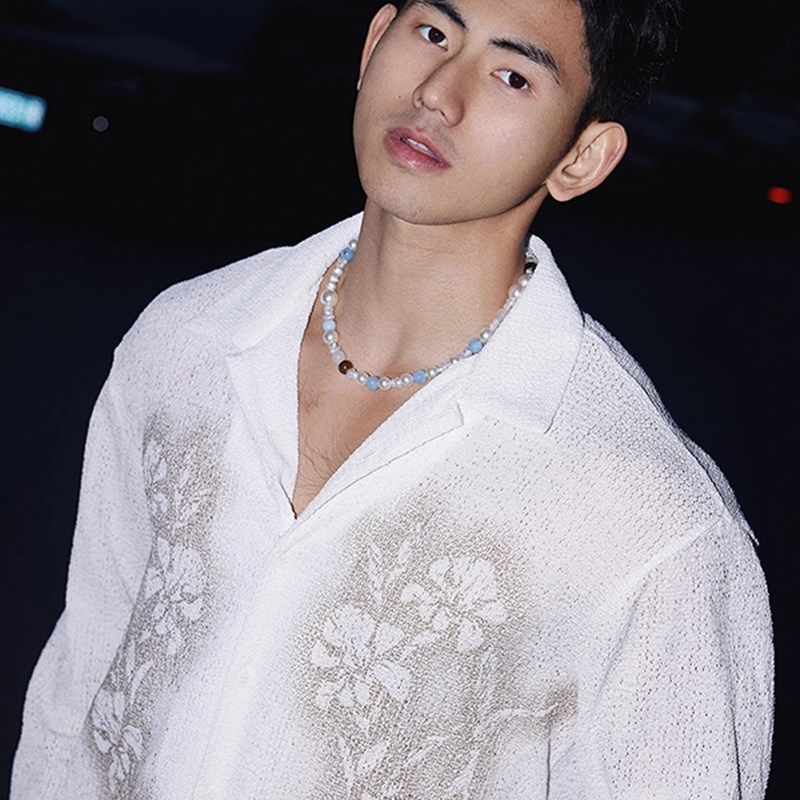 特大码300斤覆古松弛感长袖衬衫男女春夏薄款镂空设计感宽松衬衣