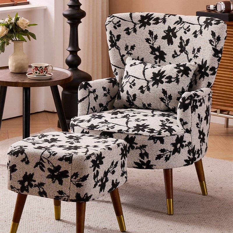 法式覆古单人布艺沙o发小户型民宿客厅阳台酒店接待美式休闲沙发,住宅家具,布艺沙发,淘宝优惠券,粉丝福利购,淘宝优惠卷