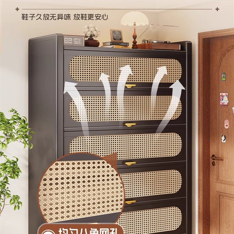 家用门口碳d钢鞋柜大容量防尘鞋架入户门玄关柜走廊多层置地式鞋,住宅家具,鞋柜,淘宝优惠券,粉丝福利购,淘宝优惠卷