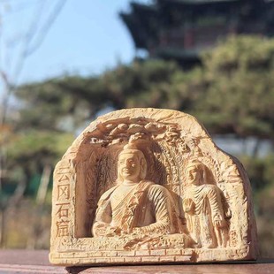 山西文创礼物大同云冈石窟冰箱贴F露天大佛北魏磁贴磁贴景区