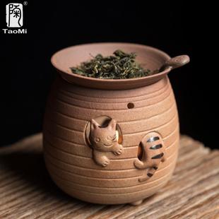 烤茶炉家用陶瓷粗陶小醒茶温茶焙茶器普洱茶叶提香器 陶迷手工中式