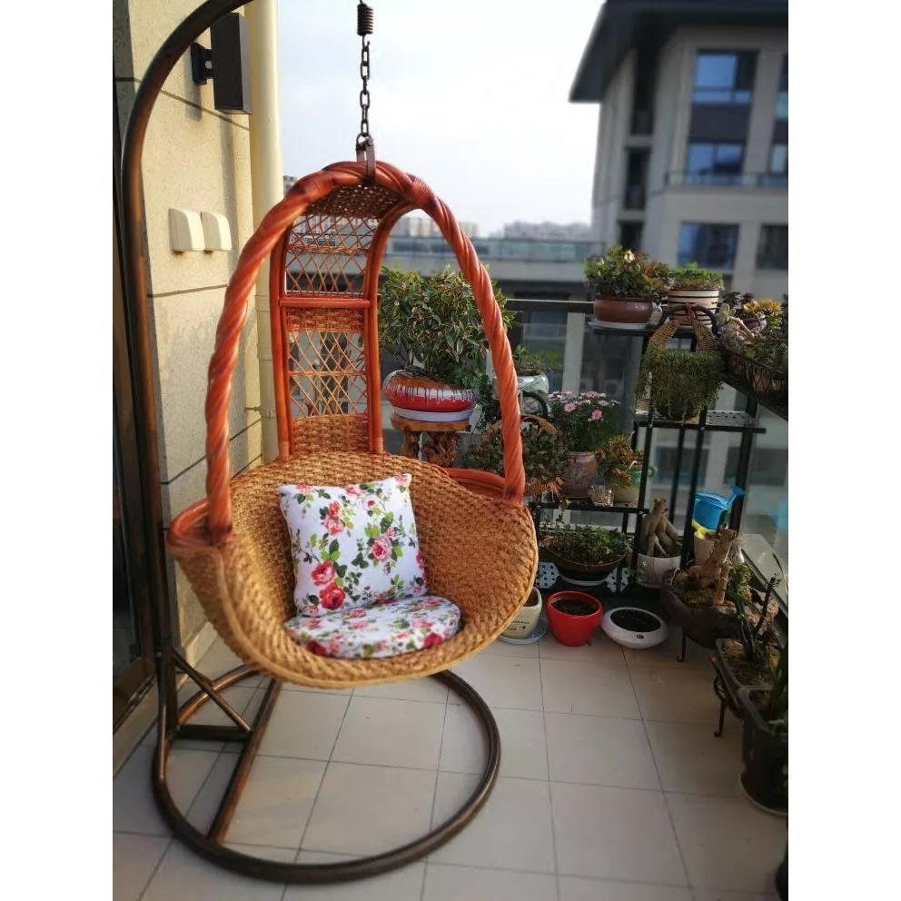 进口印尼真藤室内吊椅/户外秋千/藤家具藤椅/阳台休闲藤吊篮/摇篮