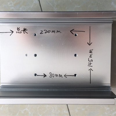 软启动 变频器铝型材 晶闸管可控硅模块电力散热器220*177*115mm