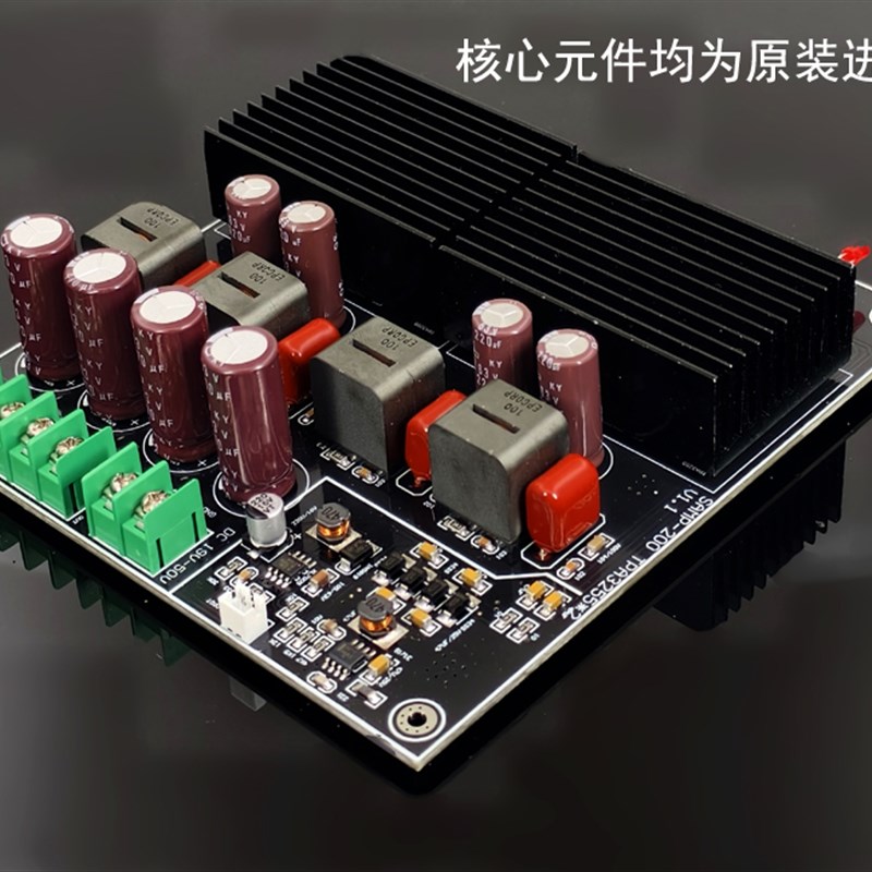 SAMP-200 双核心TPA3255 发烧大功率2声道 功放板 600W+600W