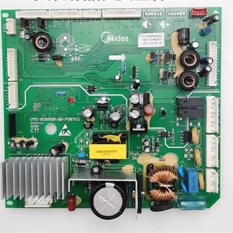 适用美/的变频冰箱BCD-530WGPZV 电脑主板 17131000003621 显示板