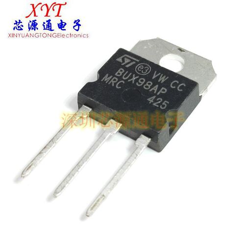 进口 大功率硅NPN型晶体管 BUX98AP TO-218 24A/450V 三极管