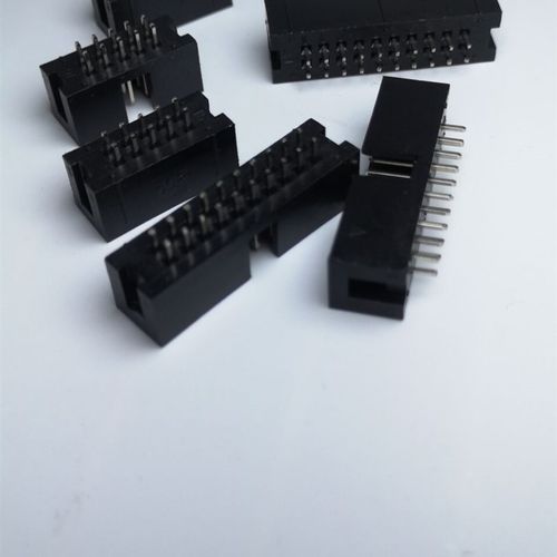 FC压线头简易牛角座JTAG插座2.54mm直针ISP接口DC3-6/8/10/20/40P