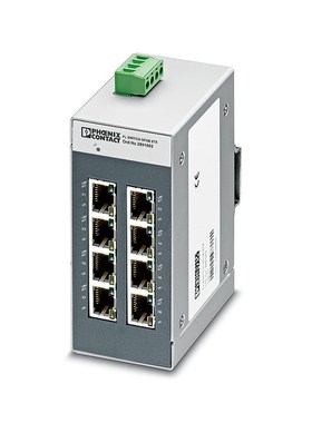 菲尼克斯以太网交换机FL SWITCH SFNB 8TX 2891002自动检测交叉