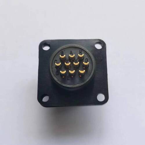 航空插座连接器 0206 12-10P 12-10S 卡扣 卡口连接