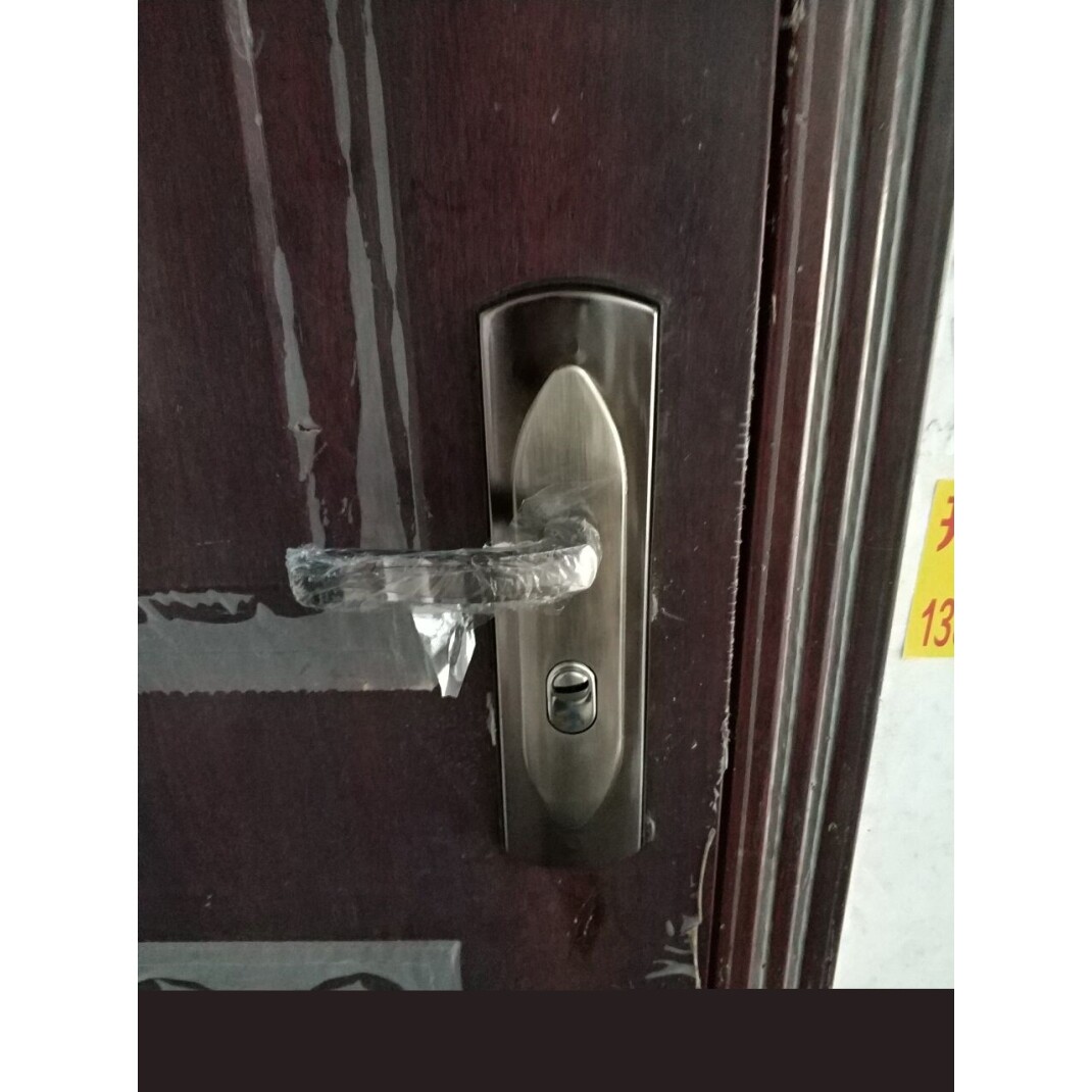.12型把手 美心飞云铸诚防盗门拉手 椭圆形 老式门锁把手