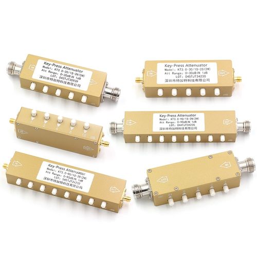 SMA/N型射频可调信号衰减器0-90dB步进5W衰减器/按键可调衰减器