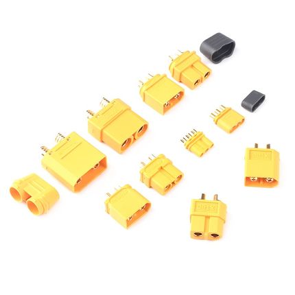 MR30/XT60插头公/母头XT30H XT90U XT60H 艾迈斯四多轴大电流接头