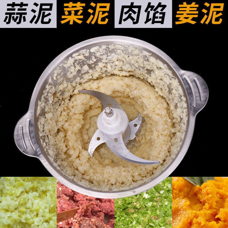 直销商用电动绞肉打蒜机蒜茸器磨姜蓉蒜泥器全自动切蒜榨碎搅中