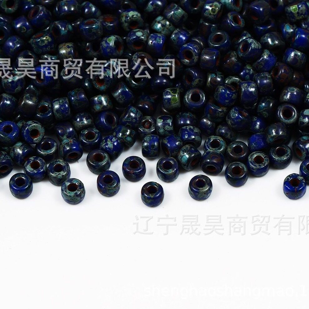 直销捷克进口MATUBO 6/0米珠4.1mm古董珠DIY串珠配件饰品材料100g