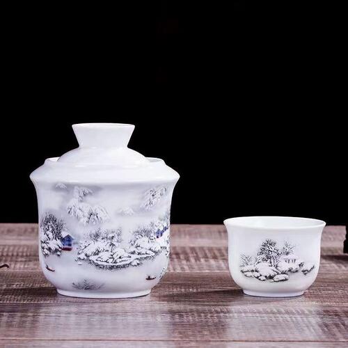 直销陶瓷温酒器酒杯烫酒壶家用加热酒壶热酒神器分酒器黄酒杯酒具