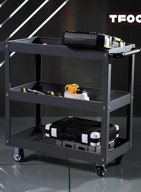 TFOO太孚 维修车间三层小推车 远销德国带轮工具车 工业风油画车