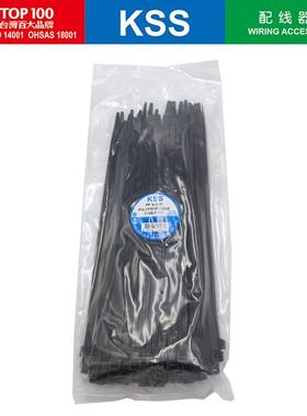 KSS耐酸碱PP扎带CV-300PPBK黑色耐化学腐蚀扎带7.6*300mm