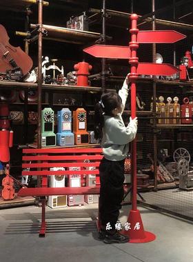 定制铁艺房地产小区指示牌广告路牌景区导向牌公园指路牌路标指向