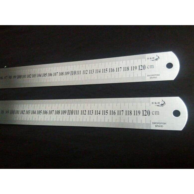 包邮 1.2米钢尺 不锈钢直尺120CM 裁剪汽车贴膜 公英制测量钢板尺,五金/工具,钢直尺,淘宝优惠券,粉丝福利购,淘宝优惠卷