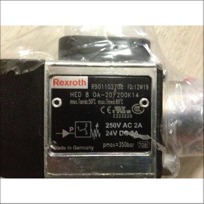 REXROTH力士乐压力开关R901102708压力继电器HED8OA-20/200K14