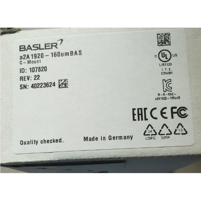 a2A1920-160umBAS a2A1920-160ucBAS 德国巴斯勒BASLER工业相