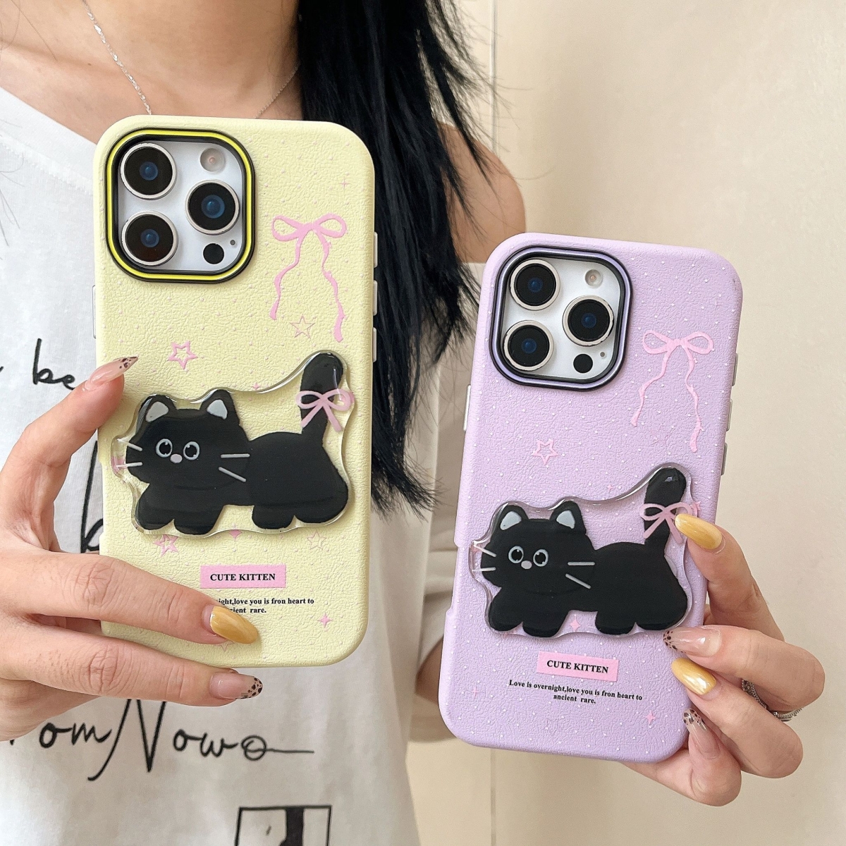 适用苹果16promax手机壳女生苹果15plus可爱治愈系14独特的13艺术小众超好看