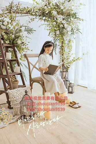 摄影棚装修新款儿童实景制作摄影棚拍照道具实景T装修影楼摄影实