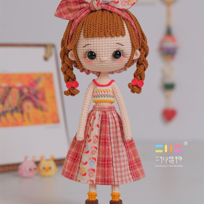 二仰造物 钩针编织DIY材料包玩偶 毛线手工制作手编礼物,服饰配件/皮带/帽子/围巾,毛线,淘宝优惠券,粉丝福利购,淘宝优惠卷