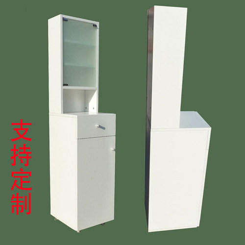 定制浴室收纳落地柜 卫生间储物柜窄柜洗手间洗漱V台防水边柜侧柜