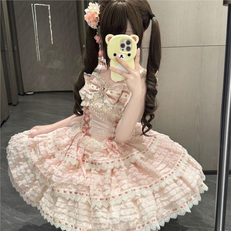 花笺曲Lolita原创洛丽塔洋装jsk芭蕾日常连衣裙lolita生日礼服