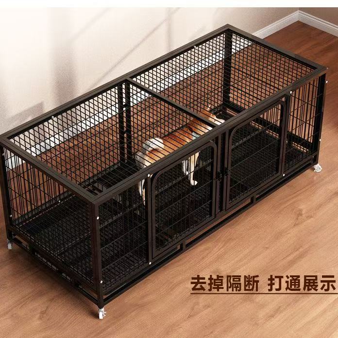 猫笼子加粗加固狗笼子三层繁育笼双门多猫家庭猫笼繁殖笼宠物店笼