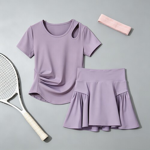 2026新款瑜伽服套装防走光短裙