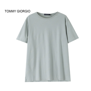 【美美推荐】【Tommy Giorgio】男士莱赛尔天丝T恤短袖8110