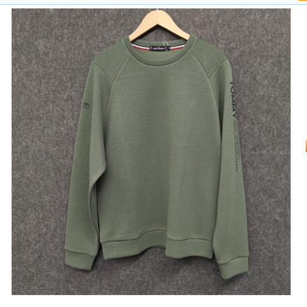 [Tommy Giorgio]圆领情侣款卫衣字母立体胶印3103