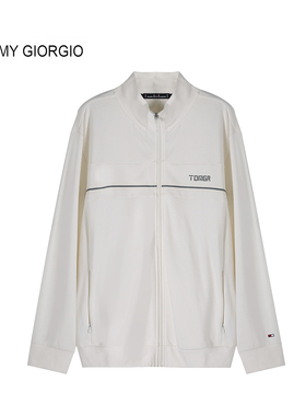 【Tommy Giorgio】Tommy Giorgio 男式白色卫衣小外套棉立领1849