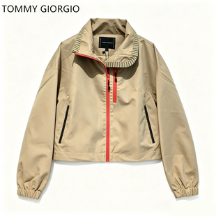 【TommyGiorgio】韩系短风衣小外套立领百搭5013