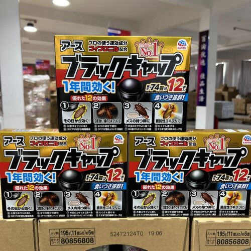 日本本土安速蟑螂屋小黑帽家用强力驱除消灭蟑螂药全窝端蟑螂克星