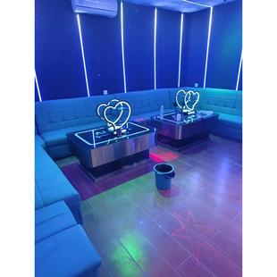 ktv专用茶几台定制酒吧散台不锈钢酒桌卡座夜场商务会所包房桌子