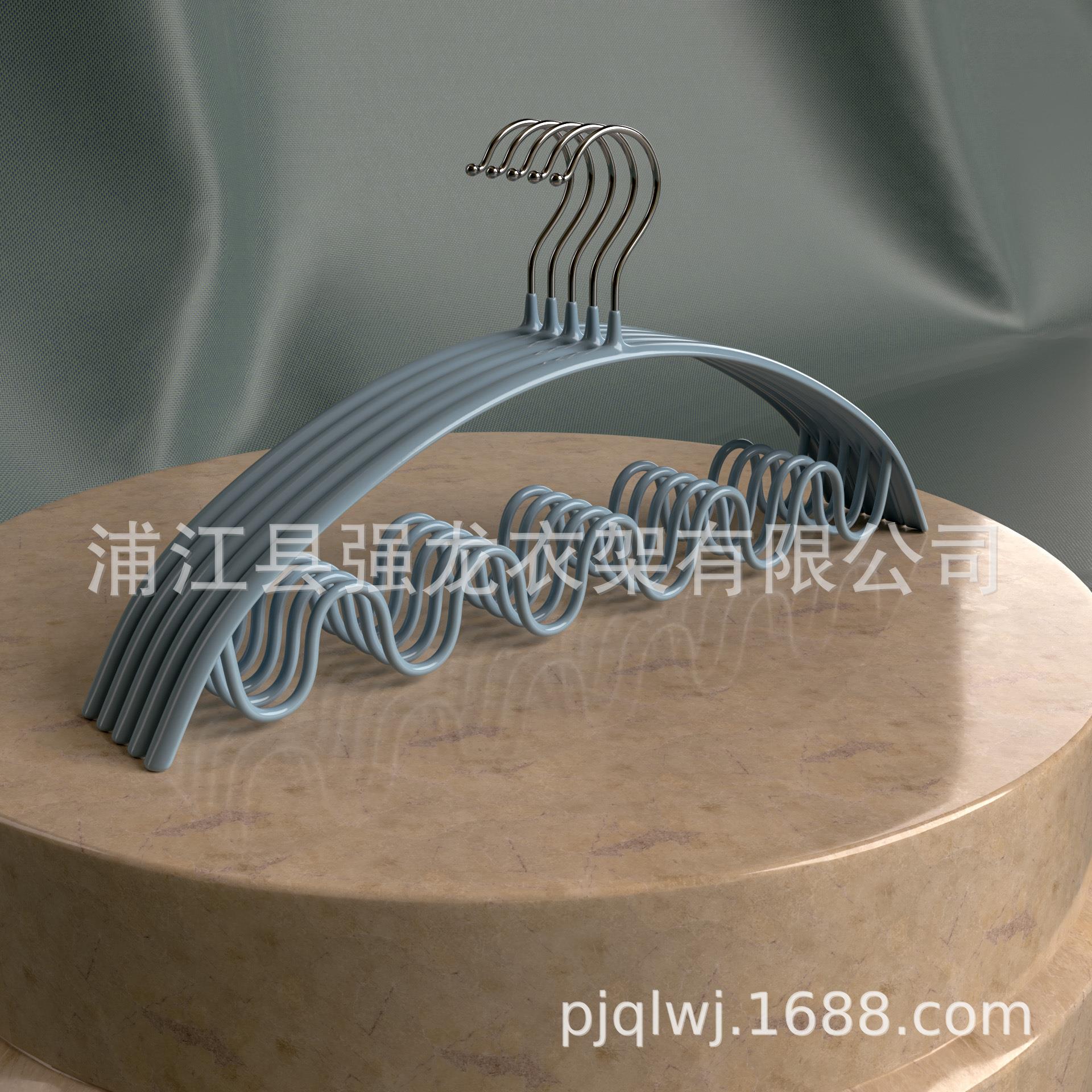 波浪衣架一架多用挂吊带挂钩衣架衣柜挂包裤子丝巾领带圆弧形衣架