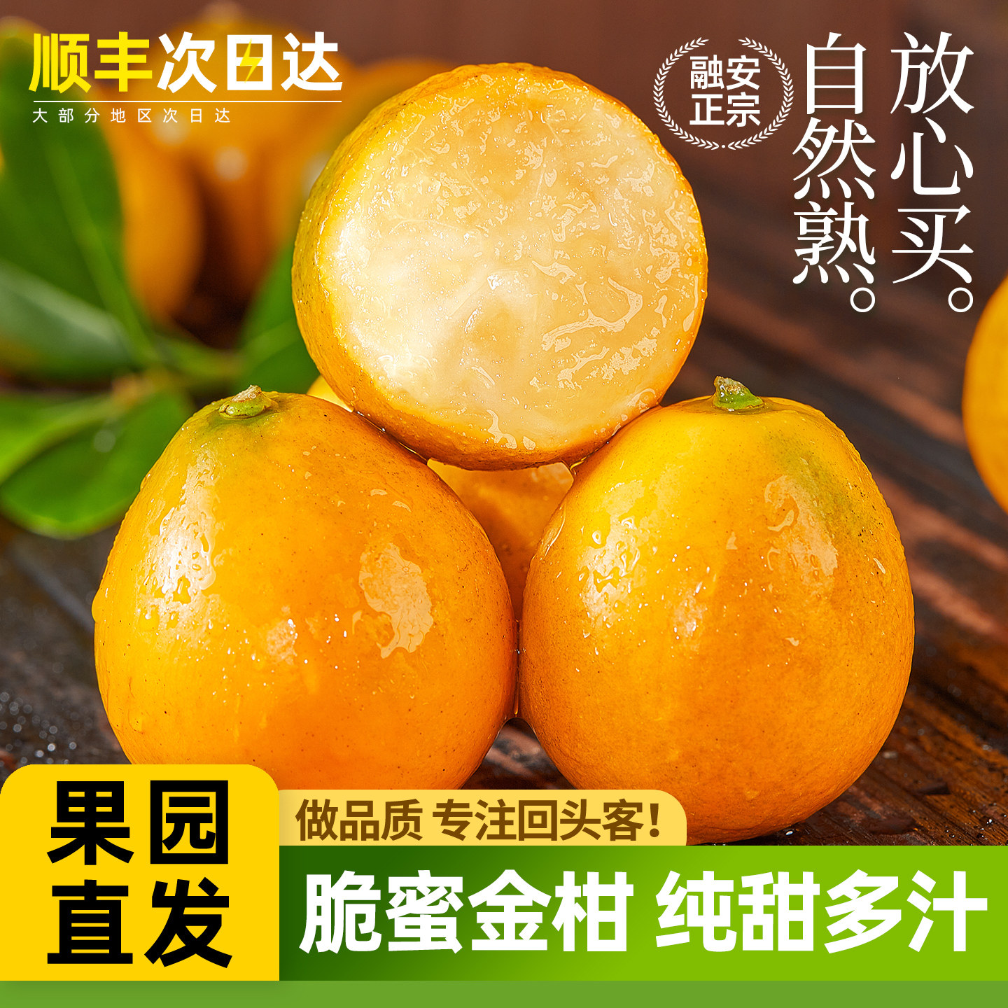 正宗广西融安脆蜜金桔第三代脆蜜金柑应季新鲜水果独立包装顺丰,水产肉类/新鲜蔬果/熟食,桔子,淘宝优惠券,粉丝福利购,淘宝优惠卷