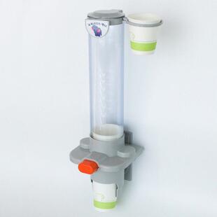 韩国进口办公室公共饮水机磁吸按键取杯器按钮收纳纸杯架酒店超市